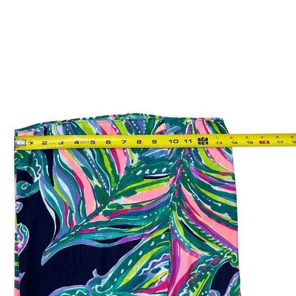 Lilly Pulitzer Posy Don’t Leave Me Hanging Wide Leg Pants Size 2 - Picture 7 of 9